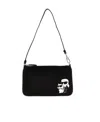 Karl Lagerfeld K/ikonik 2.0 Shoulder Bag In Black