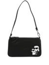 Karl Lagerfeld K/ikonik 2.0 Shoulder Bag In Schwarz