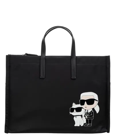 Karl Lagerfeld K/ikonik 2.0 Tote Bag In Black