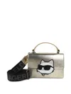 Karl Lagerfeld K/ikonik Cat-motif Tote Bag In Gold