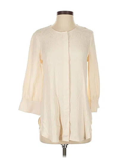 Pre-owned Karl Lagerfeld Kimono In White