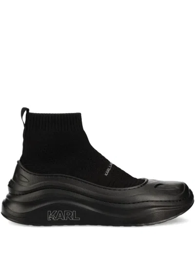 Karl Lagerfeld Kite Sneakers In Black
