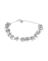 Karl Lagerfeld K/karl Logo Bracelet Woman Bracelet Silver Size - Brass