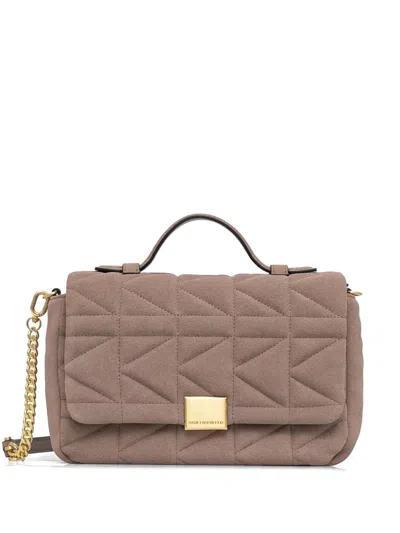 Karl Lagerfeld K/kuilt Cross Body Bag In Pink