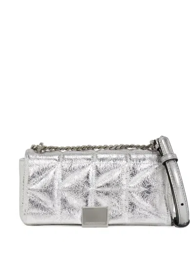 Karl Lagerfeld K/kuilt Metallic Quilted Cross Body Bag