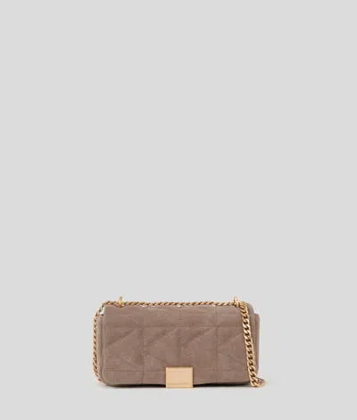 Karl Lagerfeld K/kuilt Nubuck Small Crossbody Bag