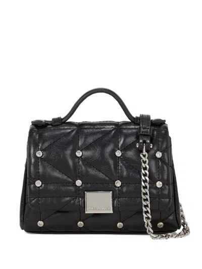 Karl Lagerfeld Black K Kuilt Satchel