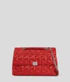Karl Lagerfeld K/kuilt Shiny Large Shoulder Bag