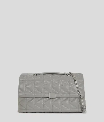 Karl Lagerfeld K/kuilt Shiny Large Shoulder Bag
