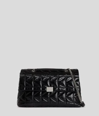 Karl Lagerfeld K/kuilt Shiny Large Shoulder Bag