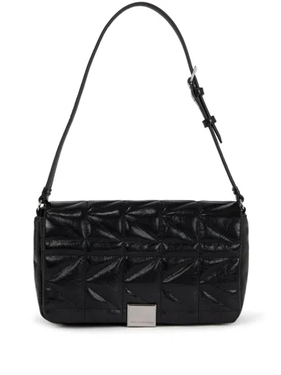 Karl Lagerfeld K/kuilt Shoulder Bag In Black