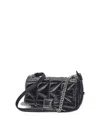 Karl Lagerfeld K/kuilt Sp Wrinkle Crossbody In Black