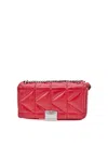 Karl Lagerfeld K/kuilt Sp Wrinkle Crossbody In Red