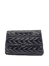 Karl Lagerfeld K/kuilt Sp Wrinkle Large Shoulderbag In Black