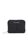 Karl Lagerfeld K/kuilt Wallet In Black