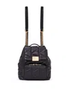 Karl Lagerfeld Small K/kuilt Backpack In Black