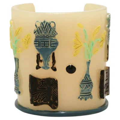 Pre-owned Karl Lagerfeld Kl Cuff Bracelet In Multi