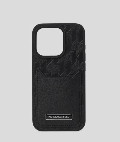 Karl Lagerfeld Kl Monogram Iphone 16 Pro Case