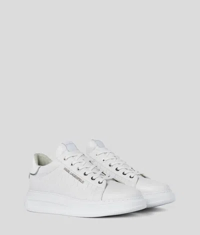 Karl Lagerfeld Kl Monogram Kapri Sneaker In White