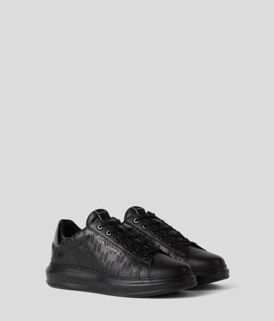 Karl Lagerfeld Kl Monogram Kapri Sneaker In Black