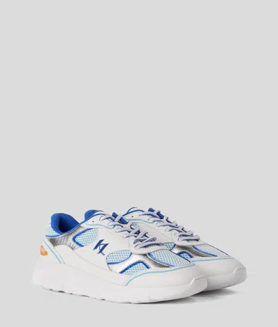 Karl Lagerfeld Kl Monogram Mesh Mix Sneakers In Multi