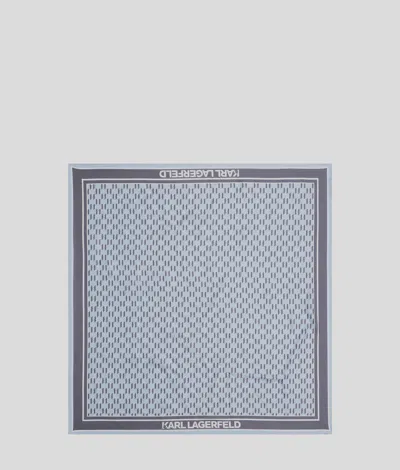 Karl Lagerfeld Kl Monogram Silk Scarf