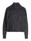 Karl Lagerfeld Kl Monogram Soutache Sweater In Azul