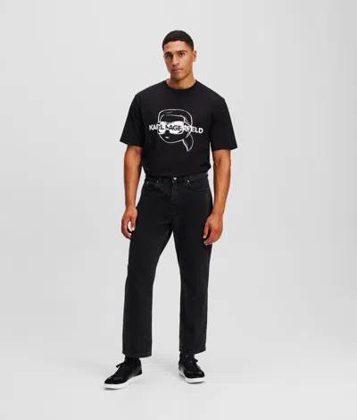 Karl Lagerfeld Kl Monogram Straight Jeans