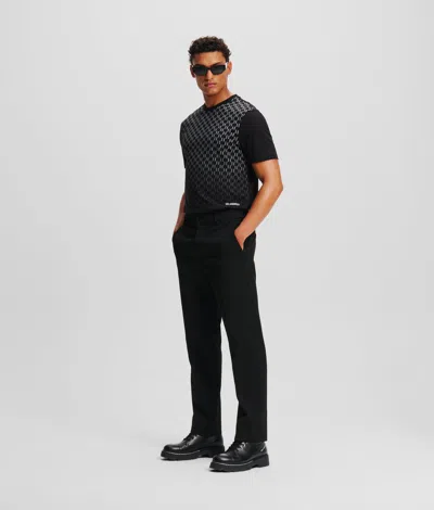 Karl Lagerfeld Kl Monogram Tailored Pants
