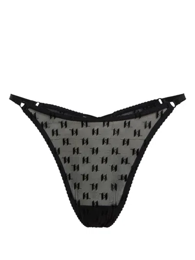 KARL LAGERFELD KL MONOGRAM THONG