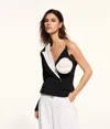 Karl Lagerfeld Kl Studio Asymmetric Blazer In Black