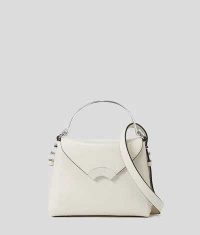 Karl Lagerfeld Kl Studio Kleine Tasche Mit Tragegriff Oben In White