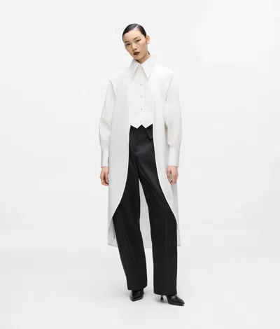 Karl Lagerfeld Kl Studio Layered Long Shirt