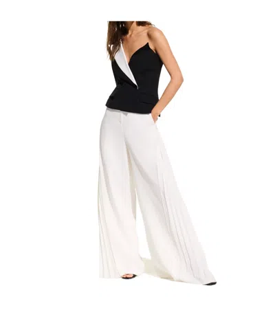 Karl Lagerfeld Kl Studio Pleated Pants In White