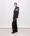 Karl Lagerfeld Kl Studio Sequin Pants In Black