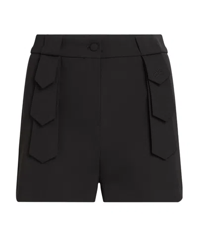 Karl Lagerfeld Kl Studio Tailored Shorts In Black