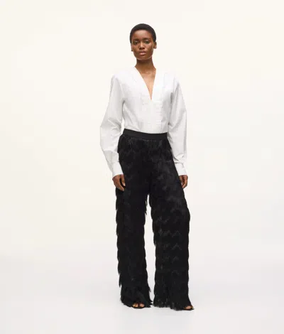 Karl Lagerfeld Kl Studio V-neck Shirt In White