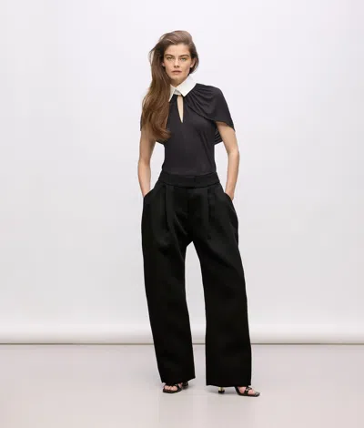 Karl Lagerfeld Kl Studio Voluminous Pants In Black