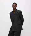 Karl Lagerfeld Kl Studio Wool Blazer In Black