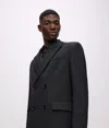 Karl Lagerfeld Kl Studio Wool Coat In Black