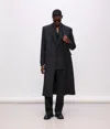 Karl Lagerfeld Kl Studio Wool Coat In Black