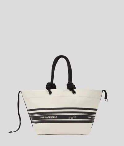 Karl Lagerfeld Kl X Borsalino Beach Tote Bag