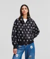 Karl Lagerfeld Kl X Darcel Disappoints Bomber Jacket In Black