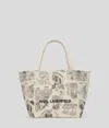 Karl Lagerfeld Kl X Jorge Parra All-over Print Shopper