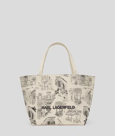 Karl Lagerfeld Kl X Jorge Parra All-over Print Shopper