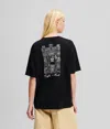 Karl Lagerfeld Kl X Jorge Parra Oversized T-shirt In Black