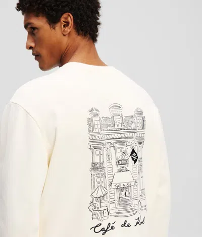 Karl Lagerfeld Kl X Jorge Parra Sweatshirt In White