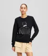 Karl Lagerfeld Kl X Jorge Parra Sweatshirt In Black