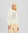 Karl Lagerfeld Kl X Jp Karl Sweatshirt In Neutral