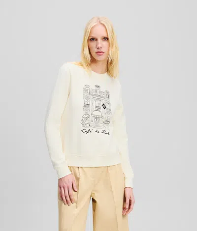 Karl Lagerfeld Kl X Jorge Parra Sweatshirt In Neutral